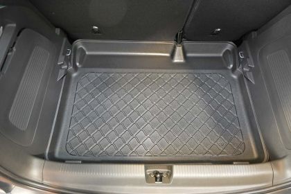 Гумирана стелка за багажник за Opel Crossland X (2017+) lower boot with provision for height adjusta - View 2