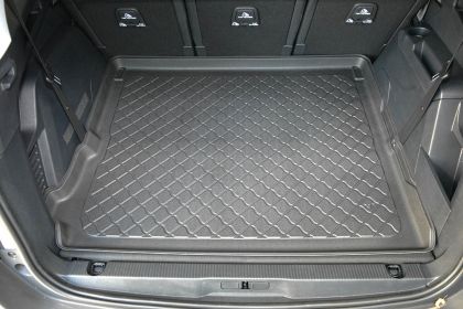 Гумирана стелка за багажник за Peugeot 5008 II (2017+) 7 seats; 3rd row pulled down - View 2