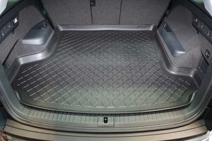 Гумирана стелка за багажник за Skoda Kodiaq (2017+) 7 seats; third row pulled down - View 2