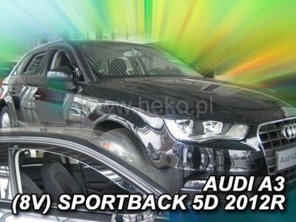 Ветробрани за AUDI A3 Sportback (2012-2020) 5 врати - 4бр. предни и задни - View 2