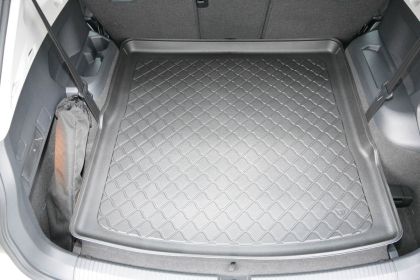 Гумирана стелка за багажник за VW Tiguan II Allspace (2017+) 5/7 seats, third row pulled down - Uppe - View 2