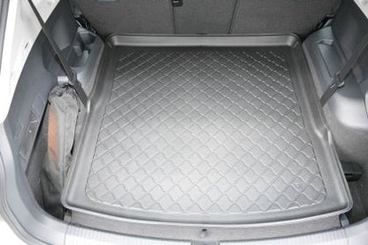 Гумирана стелка за багажник за VW Tiguan II Allspace (2017+) 5/7 seats, third row pulled down - Uppe - View 2
