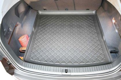Гумирана стелка за багажник за VW Tiguan II Allspace (2017+) 5/7 seats, third row pulled down - Uppe - View 3