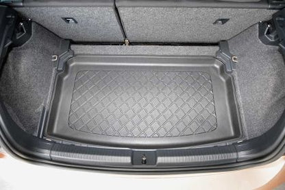 Гумирана стелка за багажник за Volkswagen Polo VI (2017+) 5 doors lower boot; adjustable boot floor  - View 3