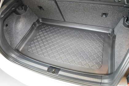 Гумирана стелка за багажник за Volkswagen Polo VI (2017+) 5 doors upper boot; adjustable boot floor  - View 3