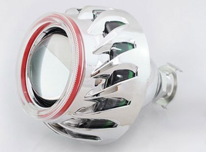 Биксенон лупи за вграждане MORIMOTO MINI SPIRAL 2.5" - с бял вътрешен и жълт външен ринг - View 2