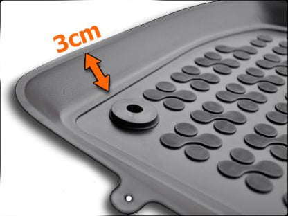 Гумени стелки за RENAULT Twingo III (2014+) - 5 врати - тип леген - View 2