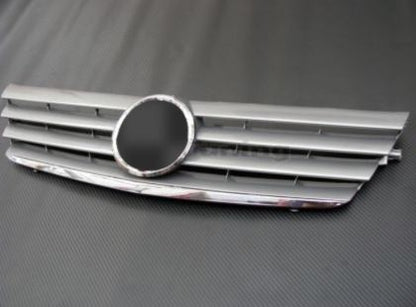 Решетка за Mercedes C203 Coupe (2000-2007) - 4 ребра хром - View 3