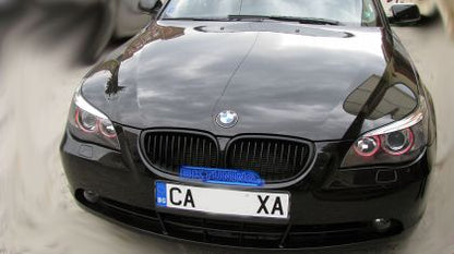 Решетки за  BMW E60 (2003-2010) - черни с широки ребра - View 3