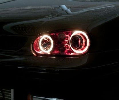 Ангелски Очи CCFL  за VW GOLF 4 - жълт цвят - View 2