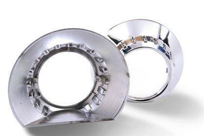 Капачки за лупи 2.5" BMW E46 Design овална ретрофит изрязана D=13.5cm - View 2