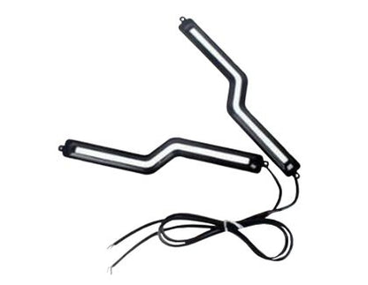 Универсални диодни светлини COB 18CM 12W - черен корпус