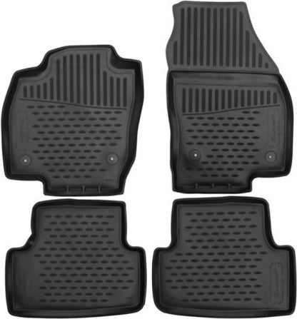 3D Гумени стелки за VW T-Cross (2019+) 4 pcs.