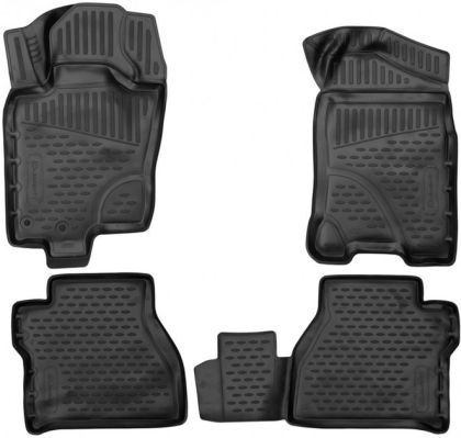 3D Гумени стелки за NISSAN Navara (2015+) 4 pcs.