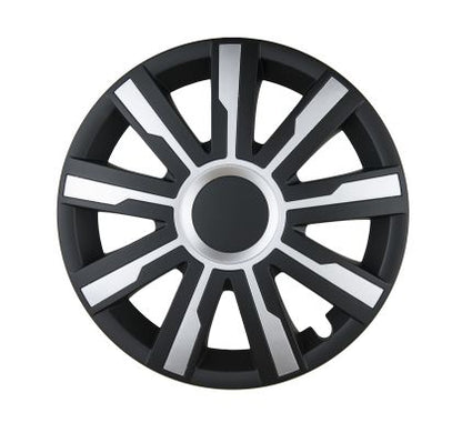 Тасове за джанти Luxor черно / сребро - 15&quot;