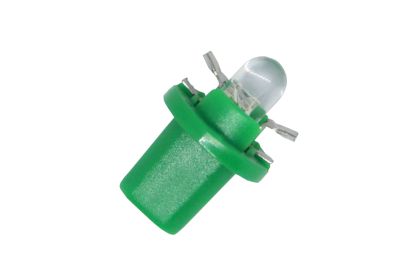 Лед крушки тип B8.5 12V/2W - зелен цвят