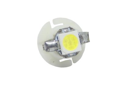 Диодна крушка тип B8.4D 12V / 2W с 1smd 5050 - бяла - View 2