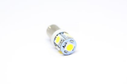 Лед крушки тип BA9 с 5 SMD диода 5000K разминати - View 2