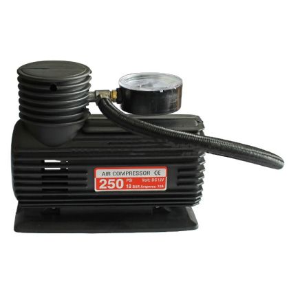 Компресор за гуми с манометър, 12V с букса за запалка - View 2