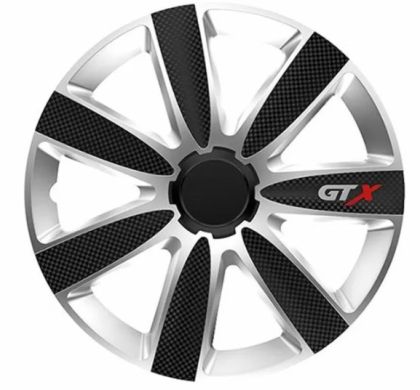Тасове за джанти Versaco GTX CARBON Black/Silver - 15&quot;