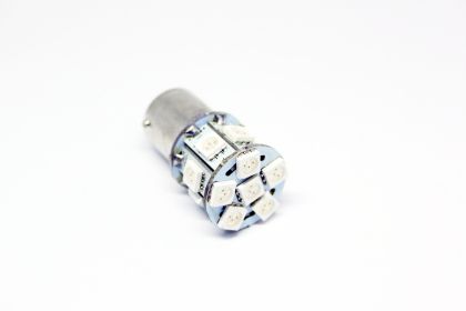 Диодна крушка тип BA15S с 13 SMD диода двойна светлина Червен - View 2