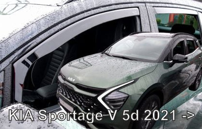 Ветробрани за Kia Sportage 5 (2021+) 5 врати - 4бр. предни и задни - View 2