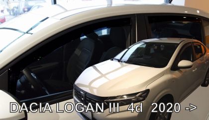 Ветробрани за Dacia Logan 3 (2020+) 4 врати - 4бр. предни и задни - View 2
