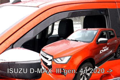 Ветробрани за Isuzu D-MAX (2020+) 4 врати - 2бр. предни - View 2