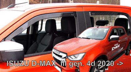 Ветробрани за Isuzu D-MAX (2020+) 4 врати - 4бр. предни и задни - View 2
