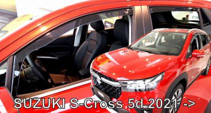 Ветробрани за Suzuki S-Cross (2021+) 5 врати - 4бр. предни и задни - View 2