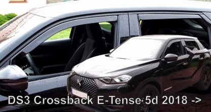 Ветробрани за Citroen DS3 Crossback E-Tense (2018+) 5 врати - 4бр. предни и задни - View 2