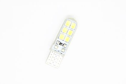 Диодна крушка Т10 с 12 smd 1210 - canbus