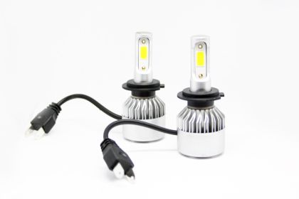 Лед крушки - Led система Н7 за фарове S2 - 30 800 Лукса, 18W - COB 6000K - 300% повече светлина - View 3