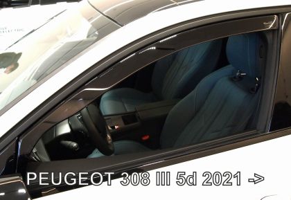 Ветробрани за Peugeot 308 (2021+) 5 врати - 2бр. предни - View 2