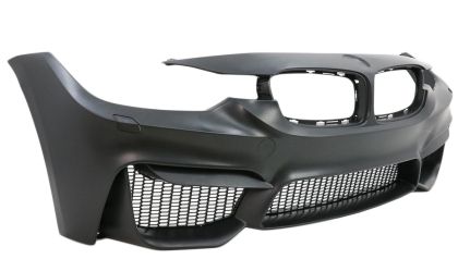Предна Броня за BMW F30 (2011+) - M3 с лип спойлер - без отвори за парктроник - View 2