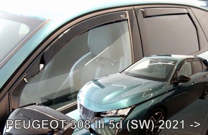 Ветробрани за Peugeot 308 (2021+) SW 5 врати - 4бр. предни и задни - View 2