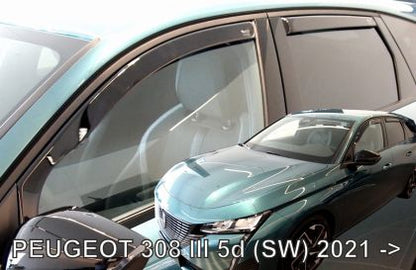 Ветробрани за Peugeot 308 (2021+) SW 5 врати - 4бр. предни и задни - View 2