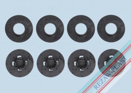 Щипки за прикрепяне на стелки към пода Rezaw-Plast за FIAT 500 (2007+), Tipo Sedan (2015+) - 4бр. за - View 2