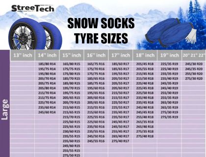 Текстилни вериги за сняг Streetech Pro Series - бял цвят - размер L - 2бр. - View 3