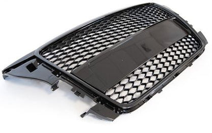 Решетка с поставка за емблема за Audi A3 (2008-2013) - RS-Look Черна - View 2