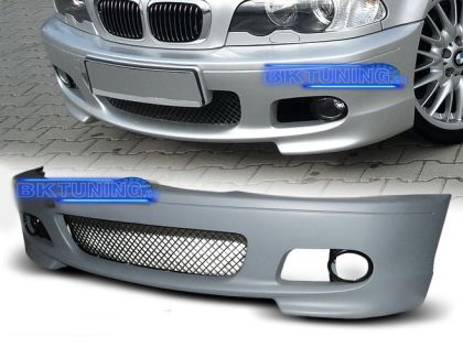 Предна Броня BMW E46 купе и кабрио (1999-2007) - М-Тех дизайн - View 2