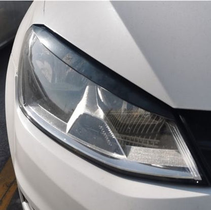 Вежди за фарове Volkswagen Golf 7 (2014-2019) - черен гланц - View 2