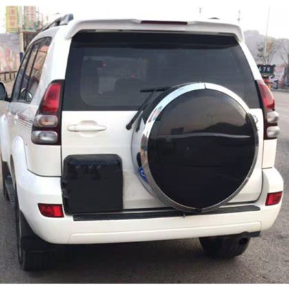 Спойлер антикрило за Toyota Prado  J120 (2003-2009) с трети стоп - черен гланц - View 2