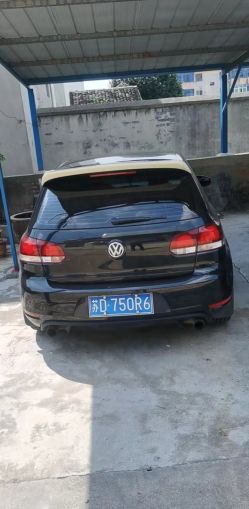 Спойлер антикрило за Volkswagen Golf 6 (2008-2013) GTI OSR Style - черен гланц - View 2