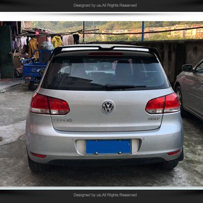 Спойлер антикрило за Volkswagen Golf 6 (2008-2013) OTR Style - черен гланц - View 2