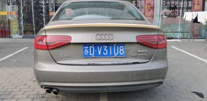 Спойлер за багажник Audi A4 B8 (2013-2016) - черен гланц - View 2