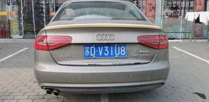 Спойлер за багажник Audi A4 B8 (2013-2016) - черен гланц - View 2