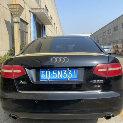 Спойлер за багажник Audi A6 C6 (2004-2011) - черен гланц - View 2