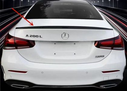 Спойлер за багажник Mercedes W177 A-Class (2019+) Sedan - AMG - черен гланц - View 2