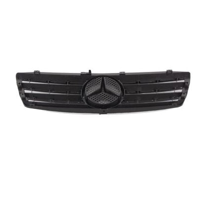 Решетка за Mercedes W203 (00-07) sedan - 4 ребра черна - View 3